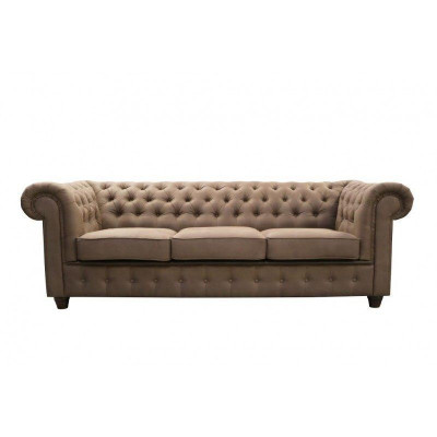 Chesterfield design luxe gestoffeerde zitbank xxl grote 3-zitsbank banken meteen