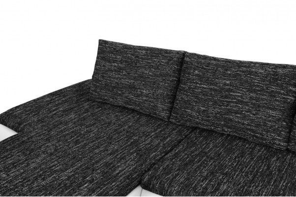 Ontwerp Modern Hoekbank L-vorm Slaapfunctie Bank Leer Textiel Bankstellen Nieuw