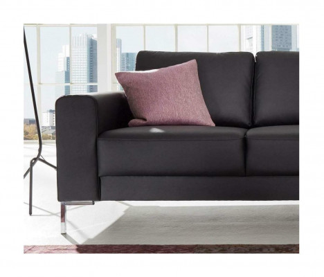 Leren L-vormige bank woonlandschap hoekbank set design modern bankstel