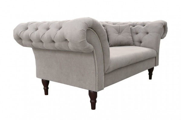 Nieuwe 2-zits Chesterfield gestoffeerde bank stoffen bank bankstel sofa.