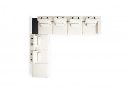 Loungeset woonkamer Beige gestoffeerde bankstel Set Nieuw
