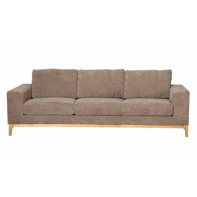 Bankstel 3-zitsbank Beklede banken Bankstellen Woonkamer Design Textiel Stof Nieuw