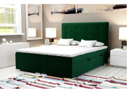 Boxspringbed Hotel Tweepersoonsbed Textiel Luxe Bedden Bekleed Bedlade Functie