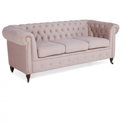 Klassieke Chesterfield meubels 3-zits bank Stoffen bank Stijlvol ontwerp Nieuw.