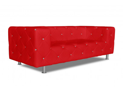 Driedelige design bank bank bekleding bank stoffen bank modern ontspannen club 3-zits