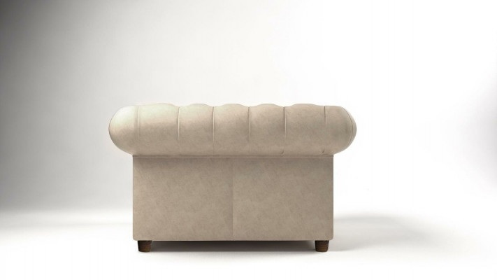 Edeler Design Chesterfield gestoffeerde fauteuil tv-zithoek loungeclub textiel