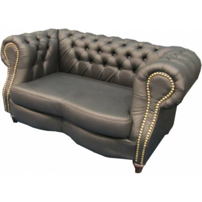 Chesterfield Lincoln 2-zits bank gevoerde banken banken ontwerpen bank club leer
