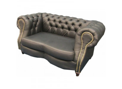 Chesterfield Lincoln 2-zits bank gevoerde banken banken ontwerpen bank club leer