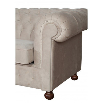 Chesterfield 1-zits tv-fauteuil club lounge relax fauteuil textiel leer banken