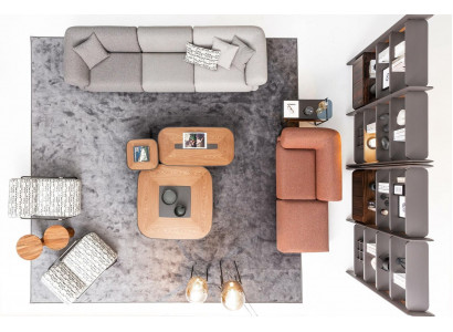 Ecksofagroep Beklede groep Bank Bank Stof Woonkamer meubels Modern