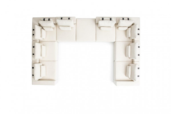 Hoekbank L-vorm Woonkamer Bank Textiel Meubel Ontwerp Modern Sofa met bekleding