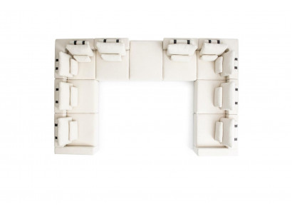 Hoekbank L-vorm Woonkamer Bank Textiel Meubel Ontwerp Modern Sofa met bekleding