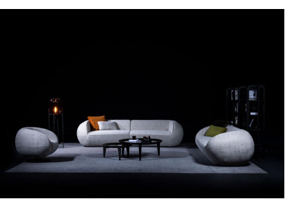 Sofaset Driepersoons fauteuil Moderne woonkamermeubels Gestoffeerde bankstel