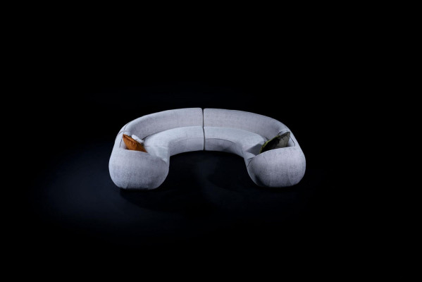Luxe hoekbank U-vorm Bank Woonkamer Gestoffeerde bank Modern Design Meubels