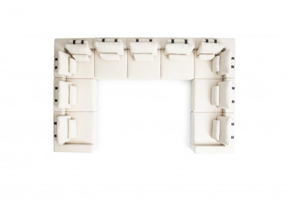 Ontwerp L-vormige hoekbank Modern Sofa gestoffeerde bank Woonkamer Moderne.