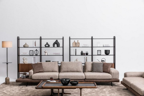 Sofaset Ontwerp Modern Luxury Woonkamer Stoffen Bankstel