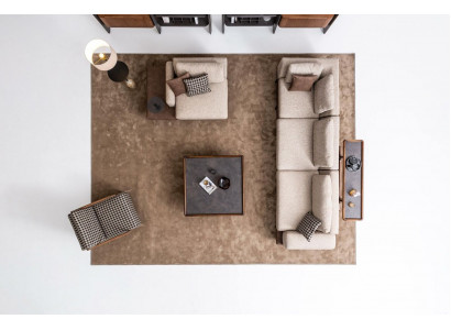 Bankstel Woonlandschap Hoekbank Set Stoffering Stoffen Bankstellen Textiel Sofas