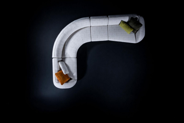 Eckbankstel Moderne Designer L-vorm bank bank woonkamer meubels