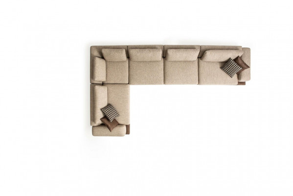 Hoekbank Woonkamer Bank L-Vorm Nieuw Bankstel Modern Stoffen