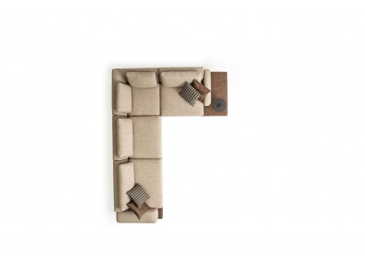 L-vormige bank met opbergplanken Woonkamermeubels Bank Sofa Zitmeubelen