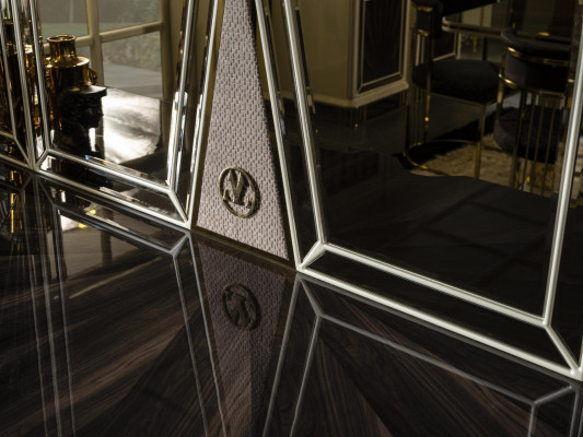 Luxe dressoir buffet sideboard metaal goud kast Edle dressoirs Nieuw