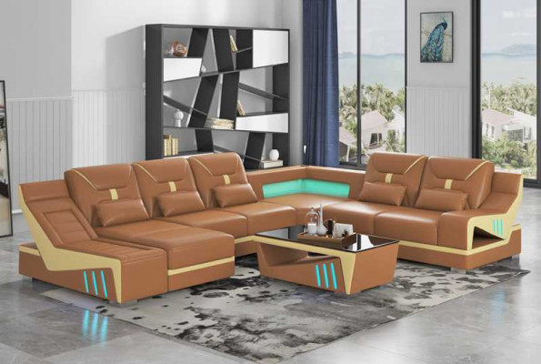 Woongebied Bank U Vorm Hoekbank Designbank Zwart Hoekbank