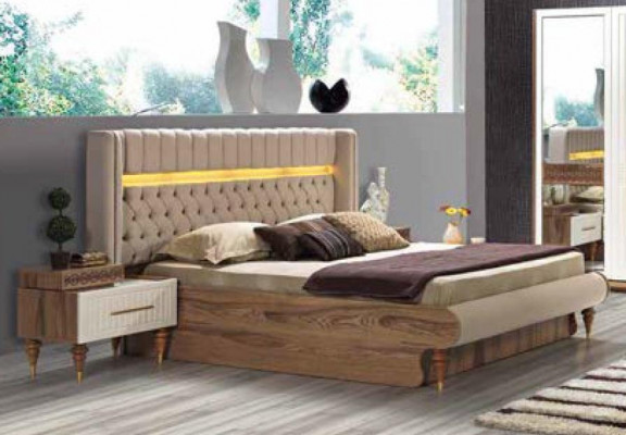 Nachtkastjes Slaapkamer Bijzettafel Massief hout Tafels Italiaans