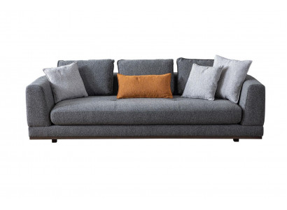 Bank 3-zits Moderne meubels Witte woonkamer Luxe 243cm Driezitsbank