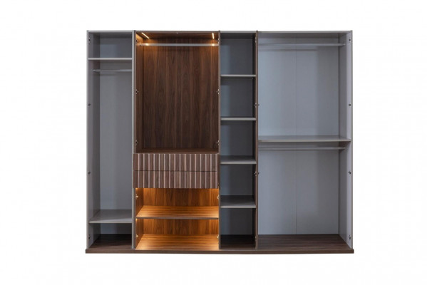 Kast Kledingkast Slaapkamer Kasten Modern Hout Luxe 260cm