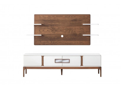 Stilvolle woonkamerset met woonwand 2-delig. Dressoir tv-wandpaneel woonwanden.