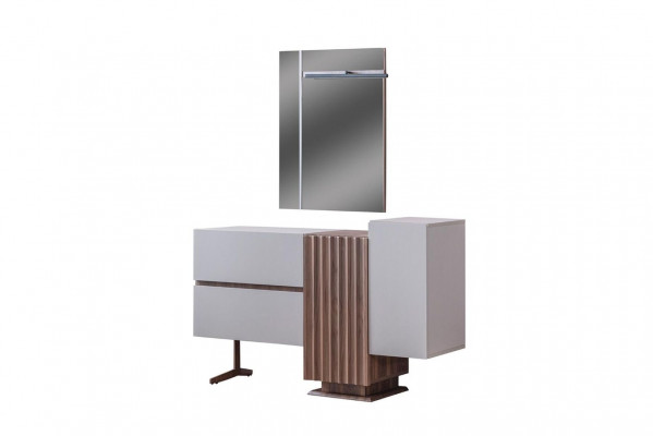 Moderne kaptafel grijs Slaapkamermeubels Kaptafel met spiegel