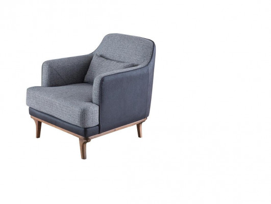 Fauteuil Modern Grijs Woonkamer Zitmeubelen Textiel design Meubels Éénzitter