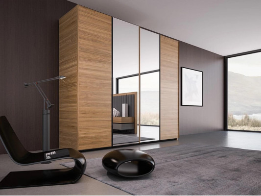 Slaapkamer Set 3-delig Tweepersoons Bed Modern 2x Nachtkastjes Hout Design Compleet