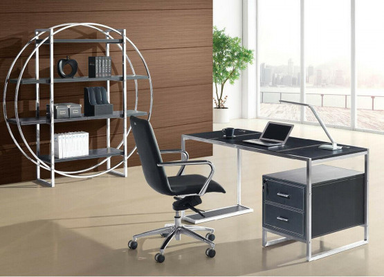Werk Schrijf Kantoor Tafel Luxe Klasse Metalen Designer Meubels Tafels