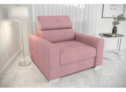 Fauteuil Moderne Lounge Club Woonkamer Modern Textiel Stof Rood Creatief Meubilair