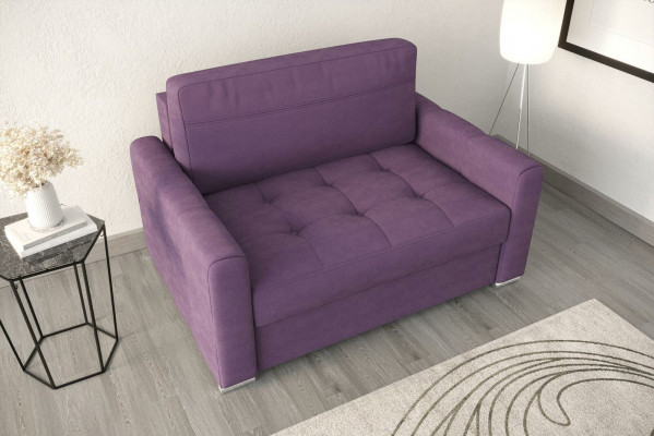 Fauteuil Relax Stof Lounge Club Bekleding Ontwerp Bankbank Bank Zitter Luxe Paars Nieuw