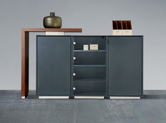 Sideboard, commode, kast, console, dressoir, kantoormeubelen 221cm xxl.