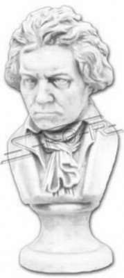 Beethoven beroemde buste figuur sculptuur beeldhouwwerken figuren standbeelden