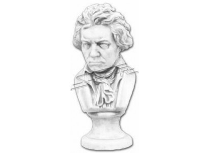 Beethoven beroemde buste figuur sculptuur beeldhouwwerken figuren standbeelden