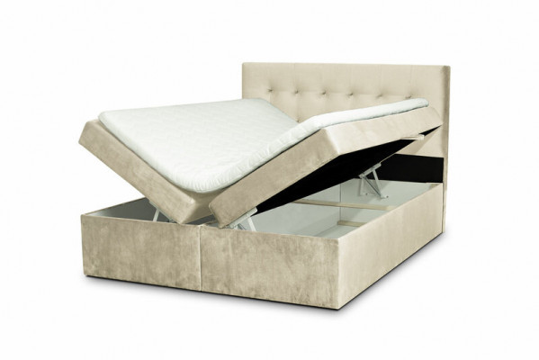 Bed Chesterfield Design Deco Luxury Hotel Beds 180x200cm Bedroom