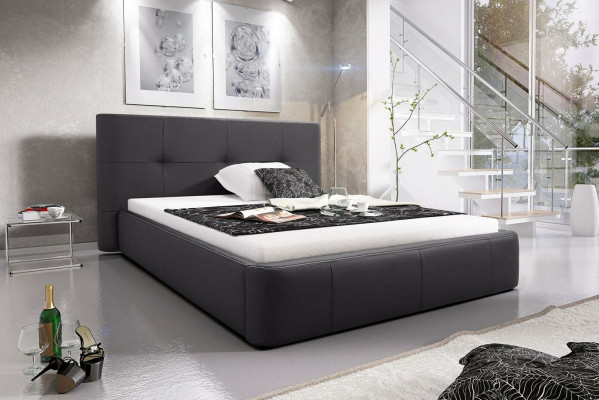 Bed Kussen Design Luxe Dubbele Hotel Bedden Slaapkamer Modern Leer