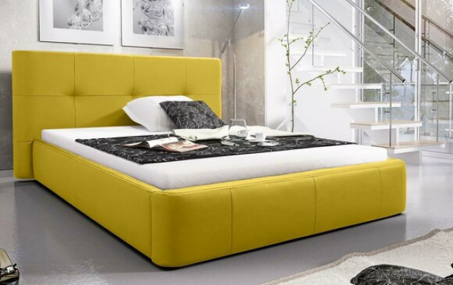 Bed Kussen Design Luxe Dubbele Hotel Bedden Slaapkamer Modern Leer