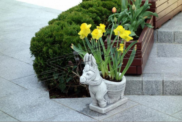 Bloemenmand Bloemenvaas Vaas Tuin Terras Decoratie Beelden Standbeeld