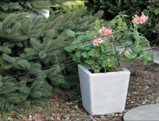 Bloemenmand figuren Bloemenvaas Gebruiksvoorwerp Tuinbeeld Terras Decoratie