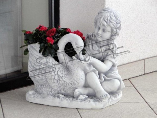 Bloembak plant pot decoratie tuin bloempotten natuur vazen figuur