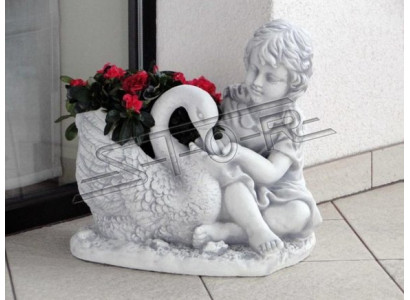 Bloembak plant pot decoratie tuin bloempotten natuur vazen figuur