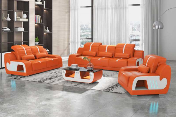 Bankstel Luxe Bankstel Complete Wit Kunstleren Bank 321