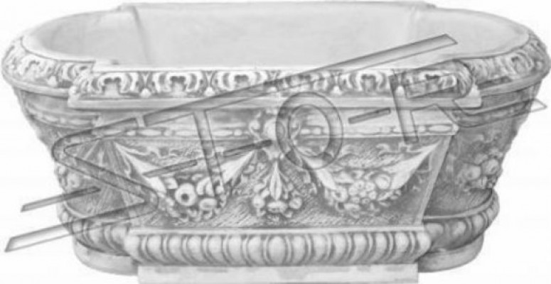 Bloempotten Decoratieve dozen Pot Bloemen Potten XXL Tuin Beton Terras