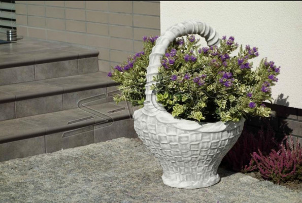 Bloempotten Doos Decoratieve Pot Bloempotten XXL Beton Tuin Terras
