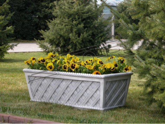 Bloempotten Kist Pot Bloemen Potten Decoratief XXL Beton Tuin Terras
